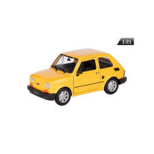 Welly Makett autó, 1:21 PRL FIAT 126p, sárga. rc autó