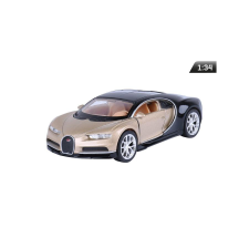 Welly Makett autó, 1:34, Chiron BUGATTI, fekete arany makett