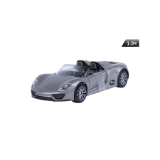 Welly Makett autó, 1:34, Porsche 918 Spyder Concept szürke rc autó