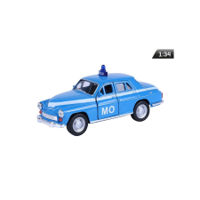 Welly Makett autó, 1:34, PRL 224 Varsawa polgárvédelmi, kék makett