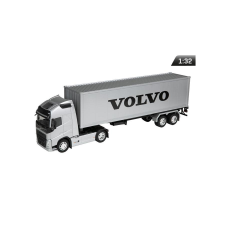 Welly Makett kamion, 1:32, Volvo FH, ezüst makett