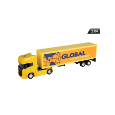 Welly Makett kamion, 1:64, V8-as Scania 730, sárga makett