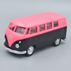 Welly Volkswagen T1 Bus 1963 fekete-rózsaszín