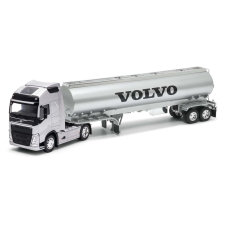  Welly VOLVO FH OIL TANKER 1:32 strieborné autópálya és játékautó