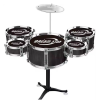 Welora Jazzdob szett, 3+ éves gyerekeknek, műanyag, 3kg, 47x37cm, feketeszürke, fekete-szürke
