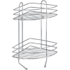 WENKO Exclusiv sarokpolc 2 szint króm 43 cm x 23,5 cm x 30,5 cm