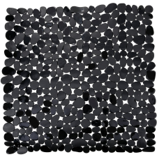 WENKO Paradise csúszásgátló zuhanyszőnyeg fekete 54 cm x 54 cm fürdőszoba kiegészítő