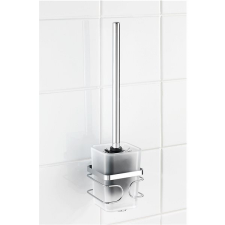 WENKO Premium WC-kefe, fúrásmentes, fényes fém takarító és háztartási eszköz