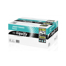 Wepa Liquify V hajtogatott kéztörlő 2 rétegű, 80% fehér, 24x21 cm 15x268lap/karton, 32 zsák/raklap papírárú, csomagoló és tárolóeszköz