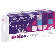 Wepa Prestige kamilla 3 rétegű fehér 150 lapos 8 tekercs/csomag toalettpapír tp83pk higiéniai papíráru
