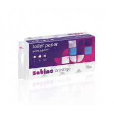 Wepa Satino Wepa Prestige toalettpapír 3 rétegű, fehér, 250 lap, 8 tek/csg 8 csomag/zsák higiéniai papíráru