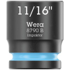 Wera 8790 B Impaktor (05005521001) Külső hatlap Dugókulcs betét 11/16 1 db 3/8 (05005521001)