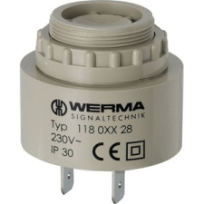 Werma 11906827 Electr. Buzzer EM Contin/pulse 115VAC/DC villanyszerelés