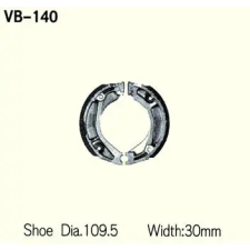 Wesrah VB-140 Fékpofa Wesrah Futómű és fék alkatrészek Fékpofák (dobfék) egyéb motorkerékpár alkatrész