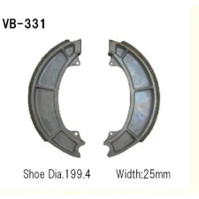 Wesrah VB-331 fékpofa Wesrah Futómű és fék alkatrészek Fékpofák (dobfék) egyéb motorkerékpár alkatrész