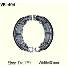 Wesrah VB-404 Fékpofa Wesrah Futómű és fék alkatrészek Fékpofák (dobfék) egyéb motorkerékpár alkatrész