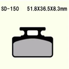 Wesrah VD-150 fékbetét Wesrah Futómű és fék alkatrészek Fékbetétek (tárcsafék) egyéb motorkerékpár alkatrész