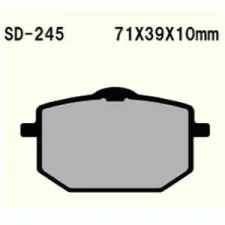 Wesrah VD-245 fékbetét Wesrah Futómű és fék alkatrészek Fékbetétek (tárcsafék) egyéb motorkerékpár alkatrész
