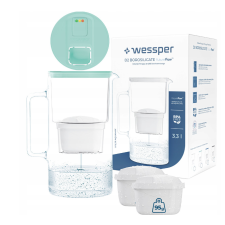 Wessper D2 FutureFlow Aquamax 3,3 l ÜVEGKANCSÓ + 1x vízszűrő patron (MENTA) kisháztartási gépek kiegészítői