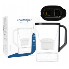  Wessper D3 Slim szűrőkancsó intelligens LED számlálóval + 1x szűrő 2,7 l kisháztartási gépek kiegészítői