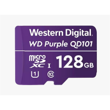 Western Digital 128 GB MicroSDXC Card  Purple QD101 (100 MB/s, Class 10, U1) memóriakártya