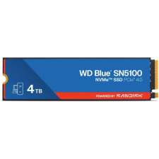 Western Digital 4TB Blue SN5100 M.2 PCIe M.2 2280 QLC WDS400T5B0E merevlemez, ssd