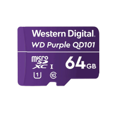 Western Digital 64GB microSDXC Western Digital WD Purple QD101 C10 U1 (WDD064G1P0C) (WDD064G1P0C) memóriakártya