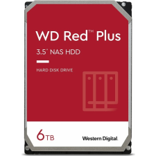 Western Digital Red Plus NAS 3.5" 6TB 5400rpm 128MB SATA3 (WD60EFZX) merevlemez