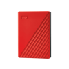 Western Digital WD My Passport 4TB külső merevlemez USB 3.2 2,5" HDD, piros