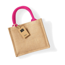 Westford Mill Speciális táska Westford Mill Jute Mini Gift Bag - Egy méret, Natural/Fuchsia kézitáska és bőrönd