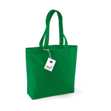 Westford Mill Uniszex organikus bevásárló táska Westford Mill Organic Cotton Shopper Egy méret, Kelly zöld kézitáska és bőrönd