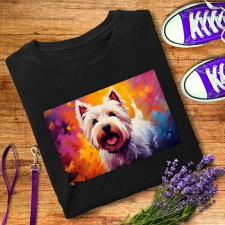 Westie férfi póló ajándéktárgy