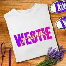  Westie gazdi női póló női póló