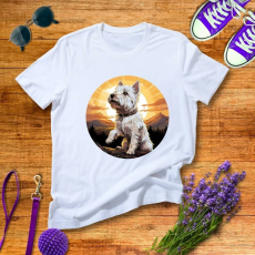  Westie portré női póló