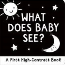  What Does Baby See?: A First High-Contrast Board Book idegen nyelvű könyv