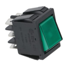 Whirlpool ÁTVÁLTÓ KAPCSOLÓ 2 PÓLUSÚ ZÖLD 16A 250V beépíthető gépek kiegészítői