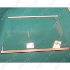 WHIRLPOOL - INDESIT 345x490mm Üvegpolc, felső, normáltér (eredeti) WHIRLPOOL hűtőgép beépíthető gépek kiegészítői