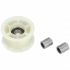 WHIRLPOOL - INDESIT 48 mm Görgő, ékszíjfeszítő, (eredeti) WHIRLPOOL / INDESIT szárítógép