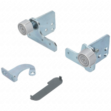 WHIRLPOOL - INDESIT Ajtófordító készlet bal (eredeti) WHIRLPOOL / INDESIT hűtőgép beépíthető gépek kiegészítői