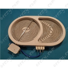 WHIRLPOOL - INDESIT Főzőlap (dupla,ovális) eredeti WHIRLPOOL kerámialap beépíthető gépek kiegészítői