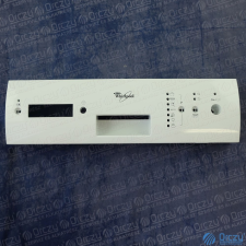 WHIRLPOOL - INDESIT MEGSZŰNT! Burkolat kezelő előlap (eredeti) WHIRLPOOL mosogatógép beépíthető gépek kiegészítői