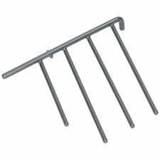 WHIRLPOOL - INDESIT Tányértartó (bal, hátsó) WHIRLPOOL mosogatógép beépíthető gépek kiegészítői