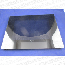 WHIRLPOOL - INDESIT Üveg, ajtó külső (eredeti) WHIRLPOOL tűzhely beépíthető gépek kiegészítői