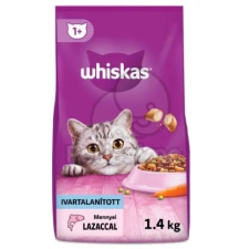 Whiskas Adult szárazeledel ivartalanított macskáknak lazaccal 1,4 kg macskaeledel
