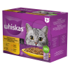  Whiskas alutasak 12 pack eledel macskák részére szárnyas válogatásban ízesítéssel 12 x 85 g