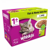 Whiskas Alutasak  12-pack halas-húsos mix válogatás 12*100g