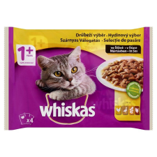  Whiskas alutasak 4-pack szárnyas válogatás mártásban 4*85gr macskaeledel