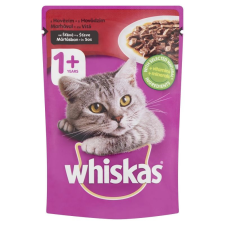Whiskas alutasak mártásban marhával 85gr macskaeledel