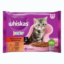  Whiskas Alutasakos 4pack Húsos Junior 4x85gr macskaeledel