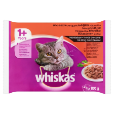  Whiskas alutasakos eledel húsos-zöldséges válogatás mártásban 4 x 85 g macskaeledel